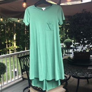 Lularoe XXS Carly solid green